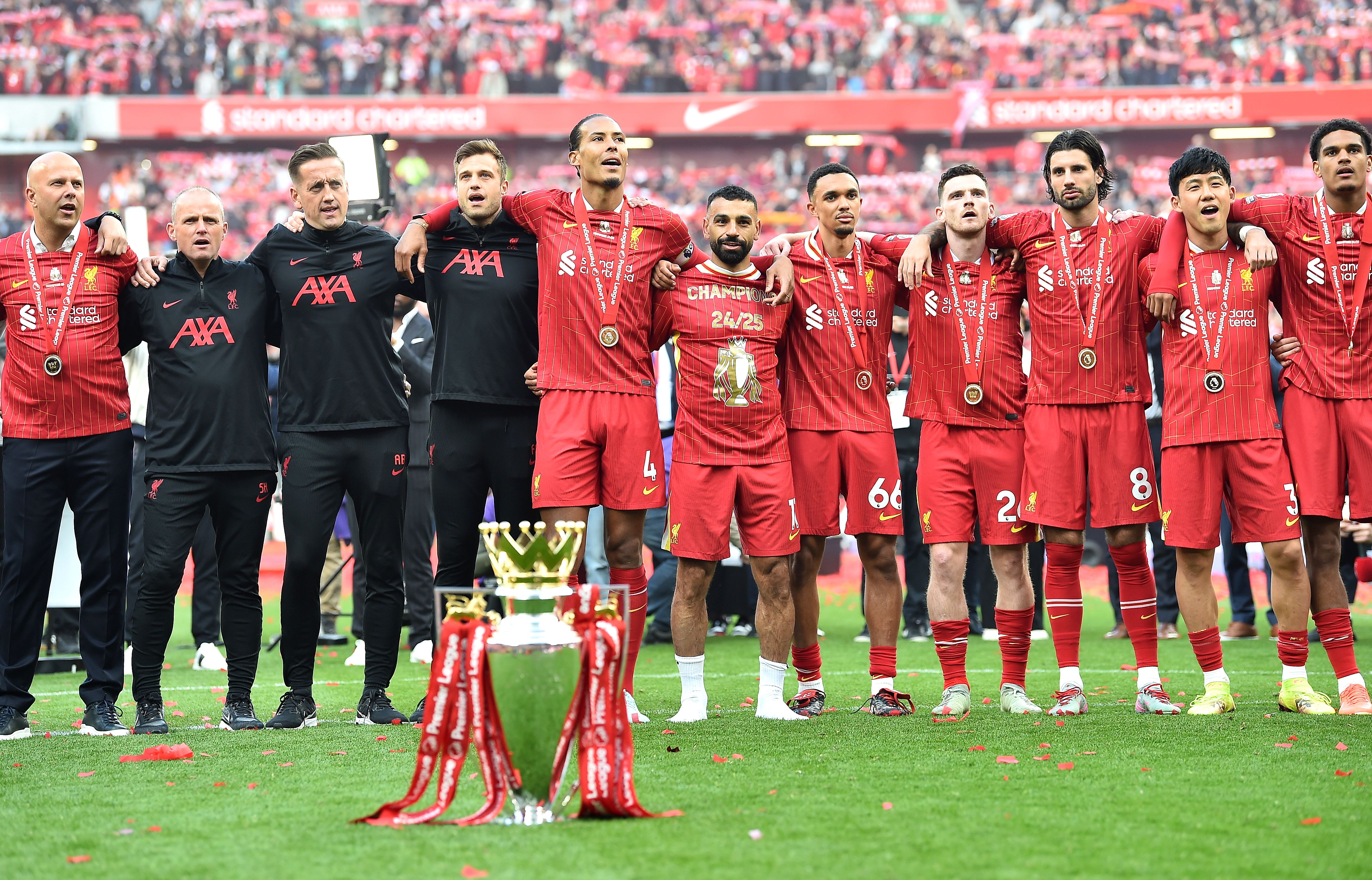 英超新闻：利物浦再夺冠，创纪录