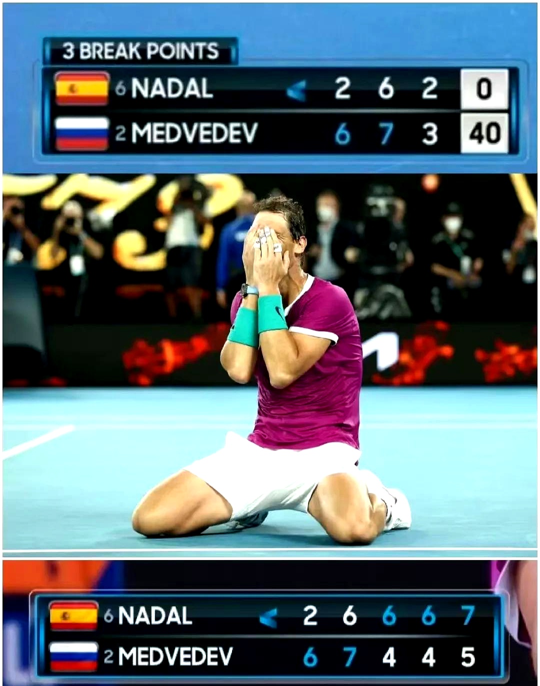 澳网险胜蒙特卡洛大师赛，纳达尔统治全场